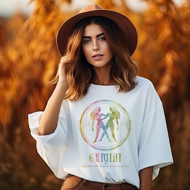 T-shirt Compatibilité Gemini Conçu (Créateur téléchargé)