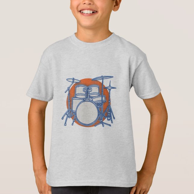 T-shirt Compensation de kit de tambour (Devant)