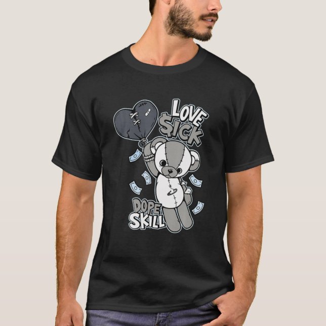 T-shirt Compétence Love-Sick-Dope Match Graphique 11 Cool  (Devant)