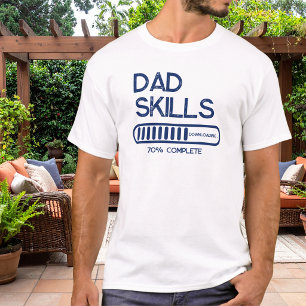 T-shirt Compétences de papa en téléchargement Funny Nouvea