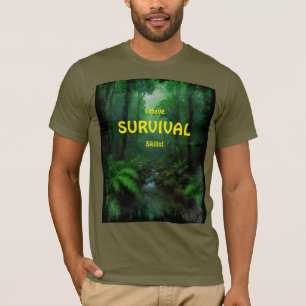 T-shirt Compétences de survie Prepper Survivalist SHTF Des