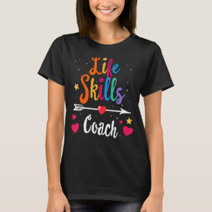 T-shirt Compétences de vie correspondant Entraîneur Enseig