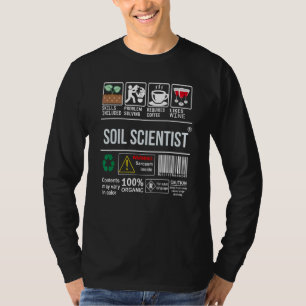 T-shirt Compétences Des Scientifiques Du Sol Inclut La Rés