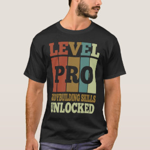 T-shirt Compétences en Bodybuilding Pro Style Vintage déve