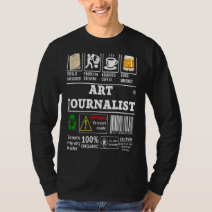 T-shirt Compétences en journalisme d'art Inclus Laboratoir