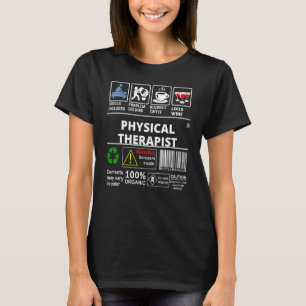 T-shirt Compétences en physiothérapeute, y compris la réso