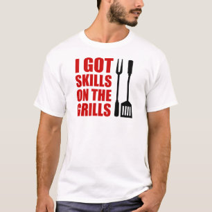 T-shirt Compétences Sur Les Grillades
