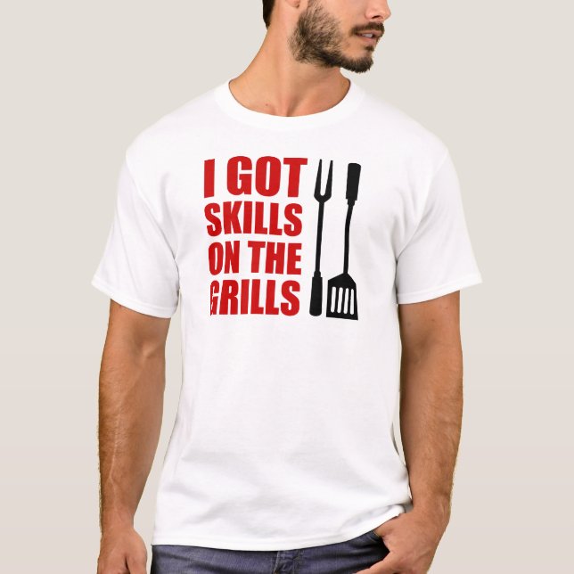 T-shirt Compétences Sur Les Grills (Devant)