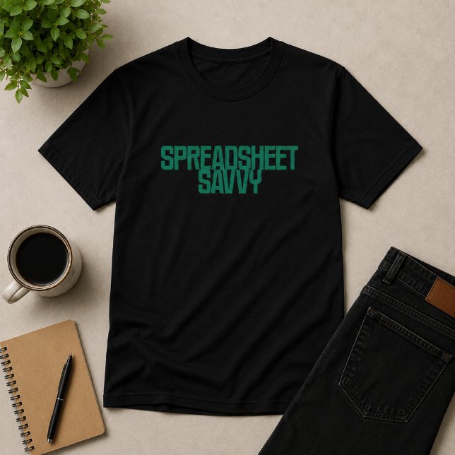 T-shirt Compétent en tableur | Conception d'expert en comp (Créateur téléchargé)