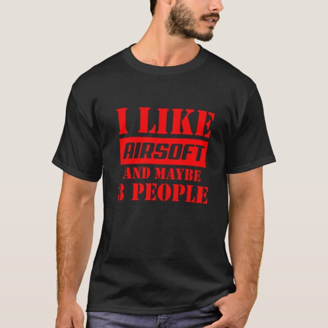 T-shirt Compétition Sport d'équipe Airsoft Player 18 (Devant)