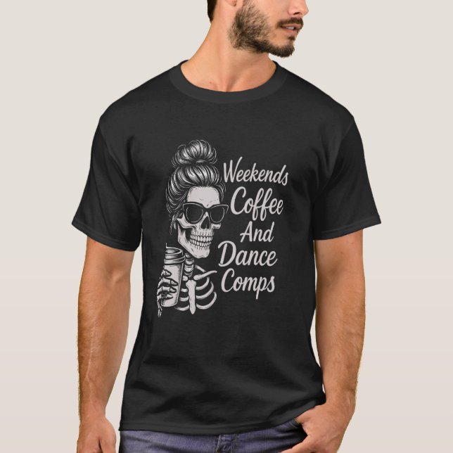 T-shirt Compétitions de danse du week-end pour femmes dans (Devant)