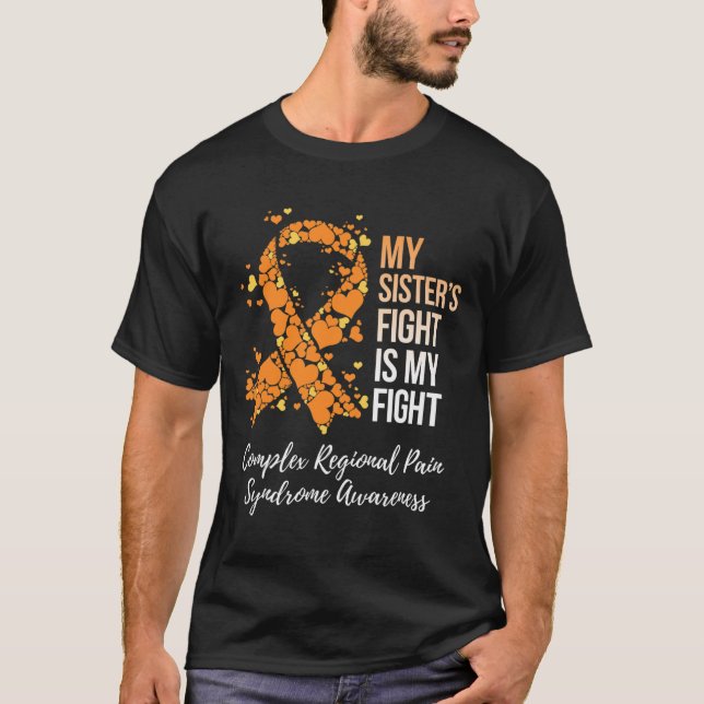 T-shirt Complexe de lutte de ma soeur Syndrome régional de (Devant)