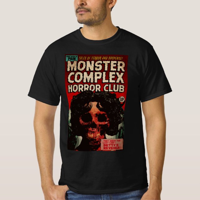 T-SHIRT COMPLEXE MONSTER "BETTY'S REVENGE!" CHEMISE (Devant)