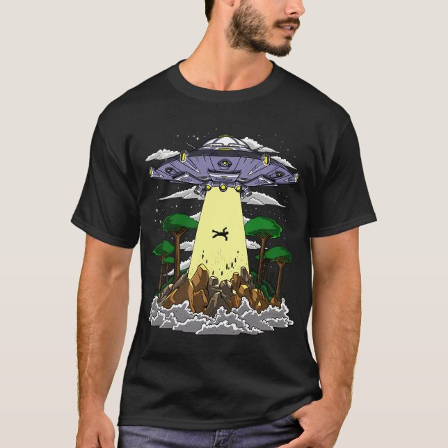 T-shirt Complot d'enlèvement par des extraterrestres (Devant)
