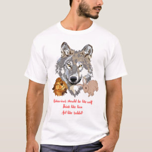 T-shirt Comportement de loup - Cadeau d'anniversaire féroc