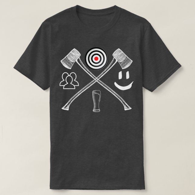 T-shirt Composants de base de projection de l'axe (Design devant)