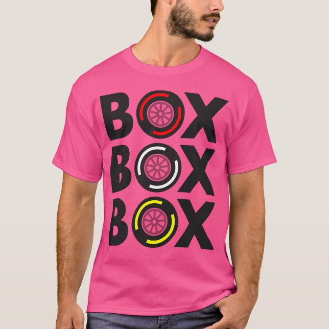 T-shirt Composé de pneu F1 Box Box Box (Devant)