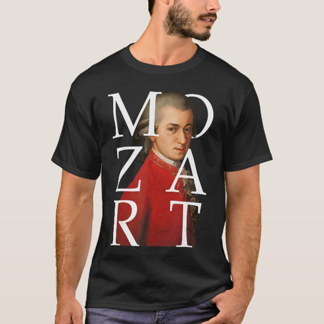 T-shirt Compositeur de musique classique amis rétro de Moz (Devant)