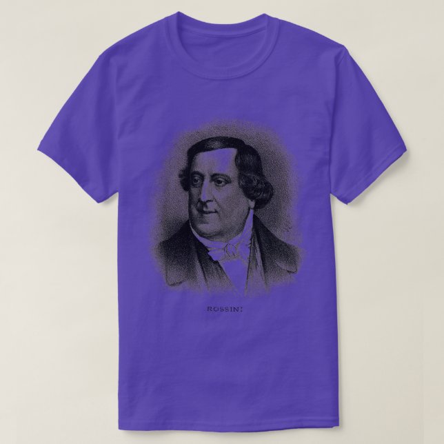 T-shirt Compositeur Gioachino Antonio Rossini (Design devant)