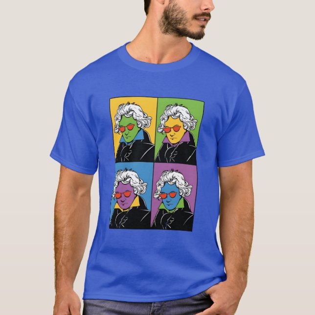 T-shirt Compositeur musical classique de Beethoven (Devant)