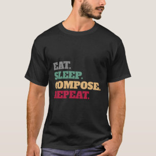T-shirt Compositeurs De Composition Musique Pour Les Écriv