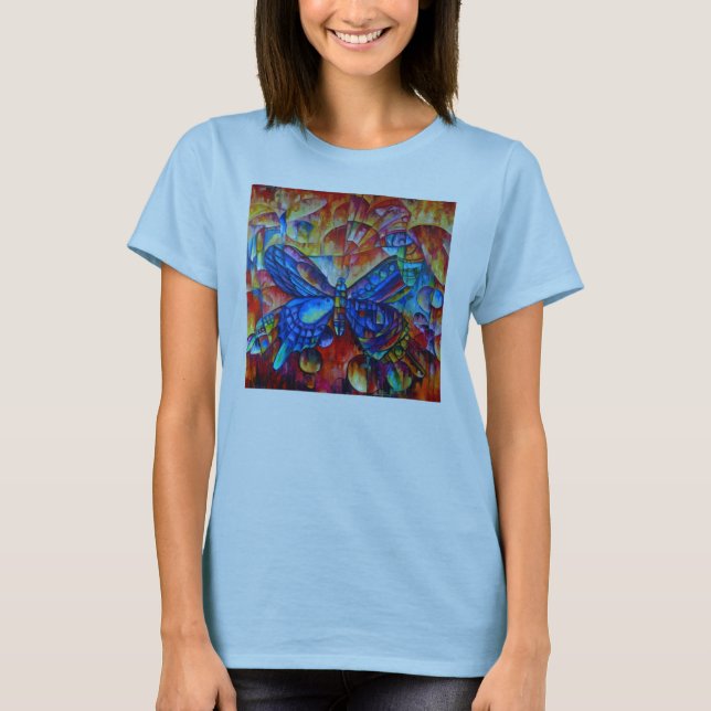 T-shirt Composition… 2006, huile en papillon sur la toile, (Devant)