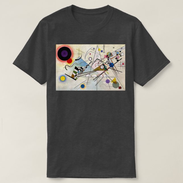 T-shirt Composition 8 by Vasily Kandinsky (Design devant)