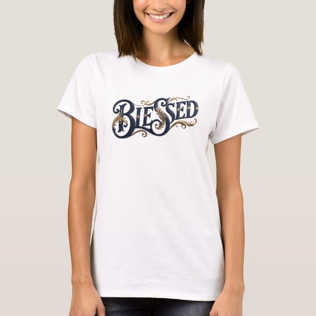 T-shirt Composition d'art béni contemporain (Devant)
