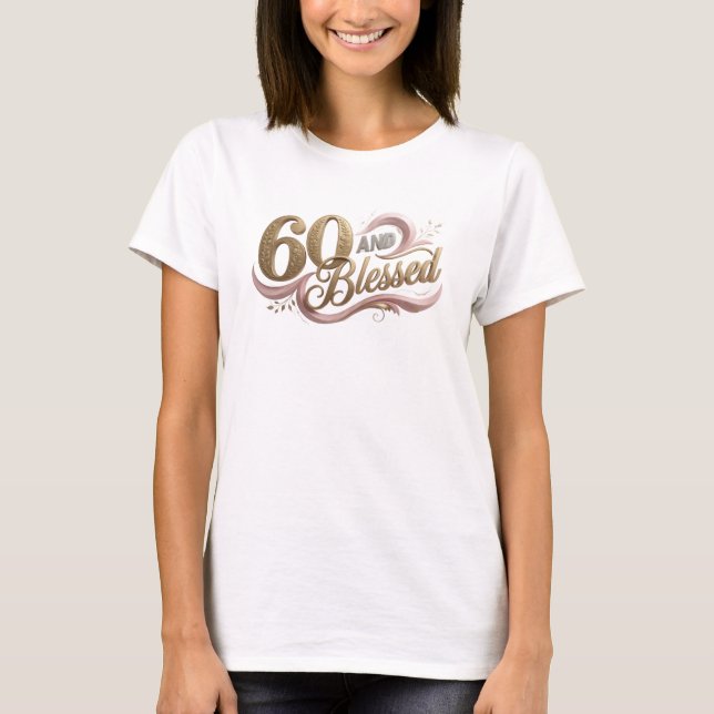 T-shirt Composition d'art vibrante 60 ET BÉNIE (Devant)