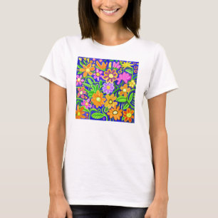 T-shirt Composition florale peinte