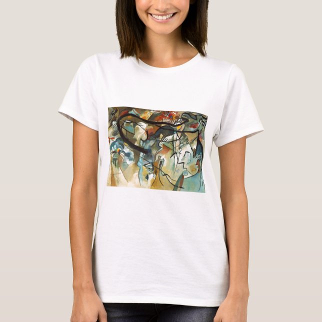T-shirt Composition Kandinsky V Peinture Abstraite (Devant)