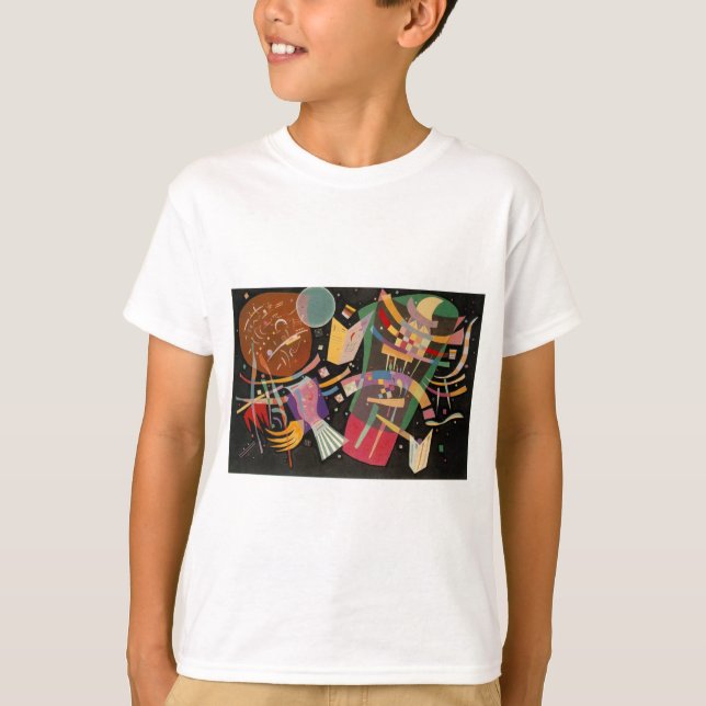 T-shirt Composition Kandinsky X Oeuvre Abstraite (Devant)