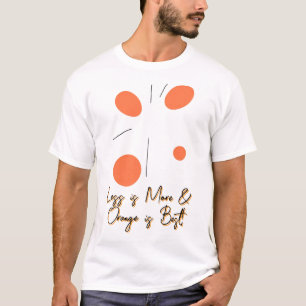 T-shirt Composition orange minimaliste Abstraite