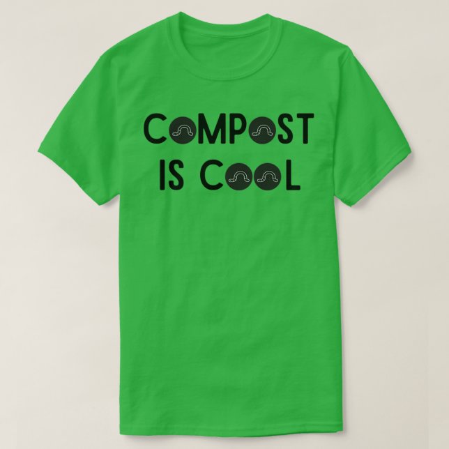 T-shirt Compost est Cool (Design devant)