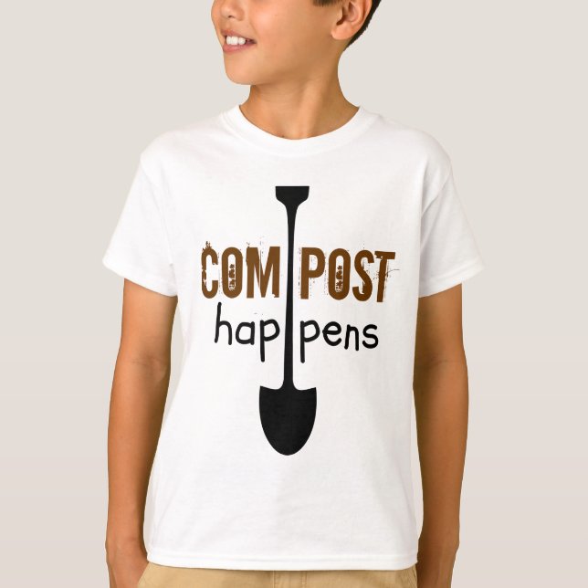 T-shirt Compost se produit lors de l'affichage des Humours (Devant)