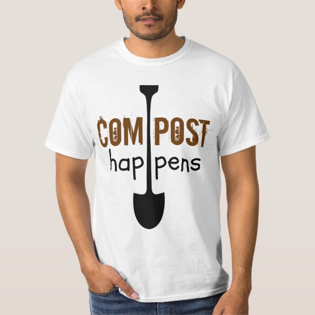 T-shirt Compost se produit lors de l'affichage des Humours (Devant)