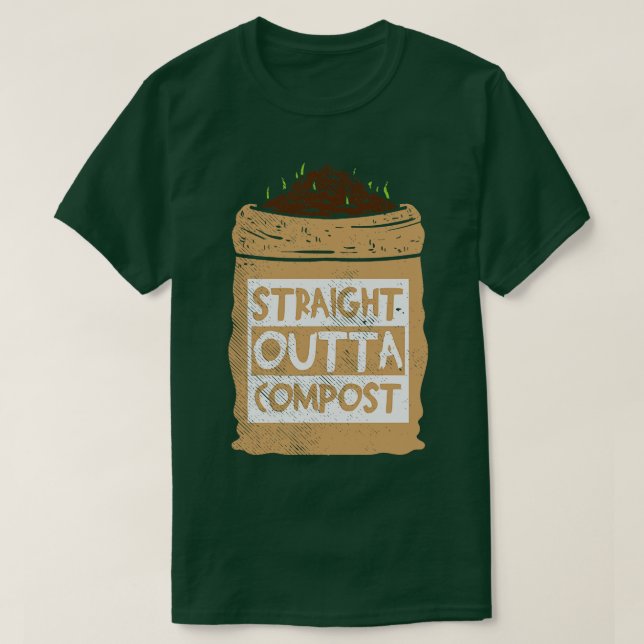 T-shirt Compostage extérieur droit (Design devant)