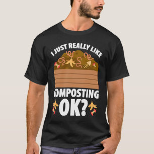 T-shirt Compostage Pour Compost Gardener Compostage