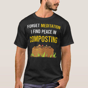 T-shirt Composteur de compostage de méditation