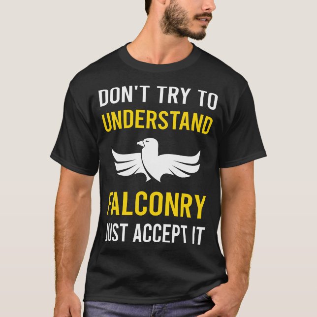 T-shirt Comprendre la fauconnerie Fauconnier (Devant)