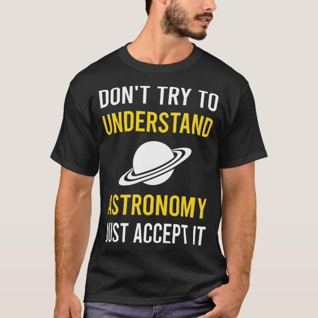 T-shirt Comprendre l'astronomie (Devant)