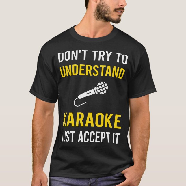 T-shirt Comprendre le Karaoke (Devant)