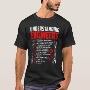 T-shirt Comprendre les ingénieurs mécanique Sarcastique En