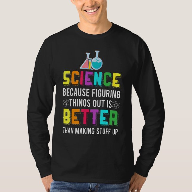 T-shirt Comprendre Que C'Est Une Meilleure Chimie Scientif (Devant)