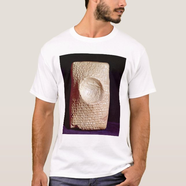 T-shirt Comprimé avec l'inscription cunéiforme (Devant)