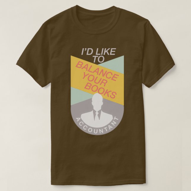 T-shirt Comptabilité Bilan Comptabilité Drôle cadeau (Design devant)