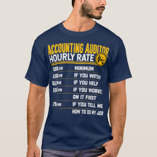 T-shirt Comptabilité Vérificateur Taux horaire Comptable C