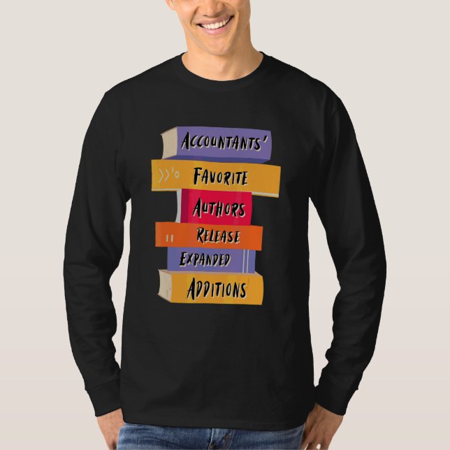 T-shirt Comptable2019 Auteurs favoris Comptable (Devant)