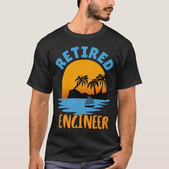 T-shirt Comptable à la retraite (Devant)