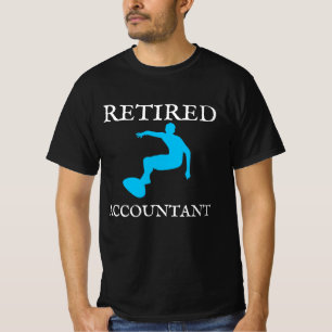 T-shirt Comptable à la retraite Surfer Dude Retraite Cadea